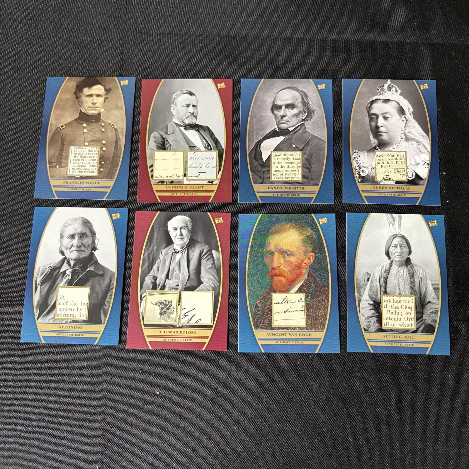Pieces of the Past Relic Cards, Edison, Van Gogh + (1 of 2)