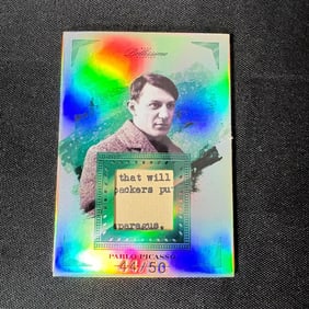 Pablo Picasso Relic Card #/50