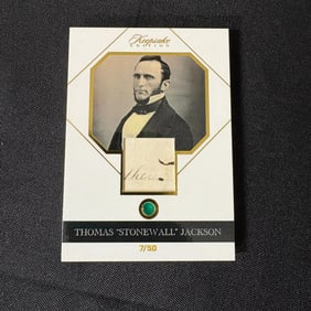 Stonewall Jackson Gem Relic Card #/50