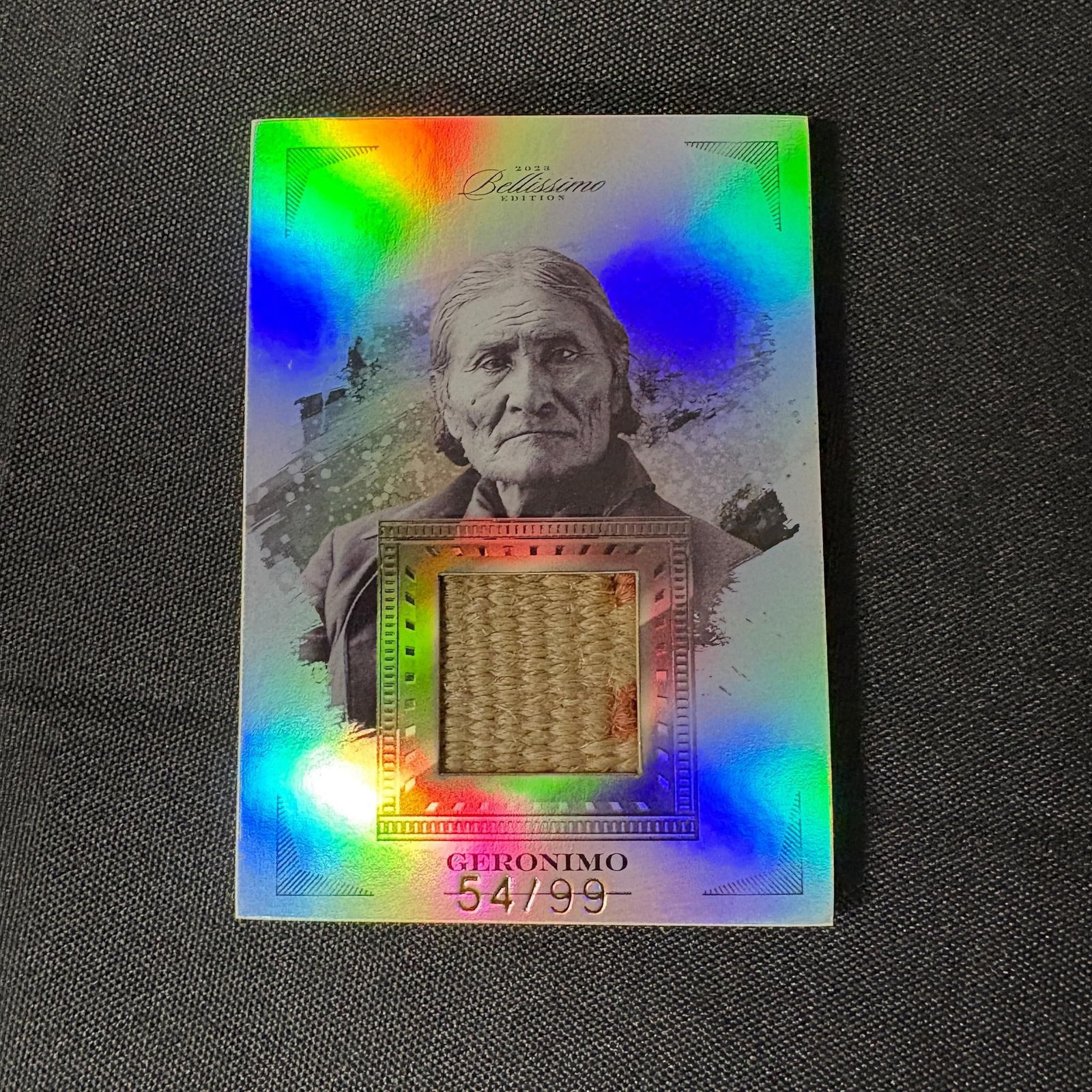Geronimo Relic Material Card #/99 (1 of 2)