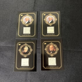 Adams, Monroe, Jackson Relic Cards