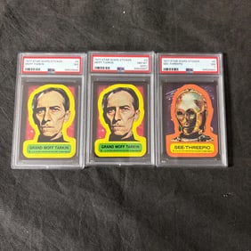 PSA Graded 1977 Star Wars Sticker Cards