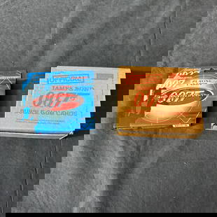 James Bond 007 Trading Cards, NEW: Includes 007 40th Anniversary Playing Cards, NIB, as well as Collector Edition James Bond Bubble Gum Cards. All items are sold as is. Please look at pictures carefully to determine what you believe ar