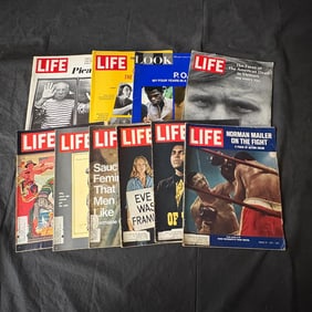 Lot of Vintage Life Magazines
