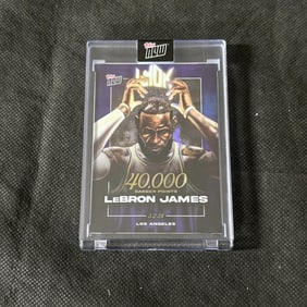 Lebron James 40K Points Topps Now