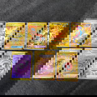 Gold Pokemon Card lot, Walking Wake EX: All items are sold as is. Please look at pictures carefully to determine what you believe are the condition of each lot. By choosing which card to use to register to bid, you authorize us to use the c