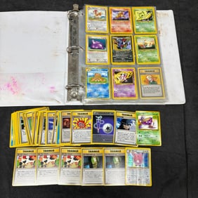 Vintage Pokemon Binder, Holos, English Japanese