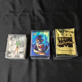 Marvel Master & Malibu Comics Complete Base Cards