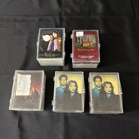 Beatles, Kiss, X Files Complete Base Card Sets