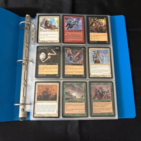 Vintage Magic the Gathering Card Binder