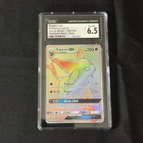 CGC 6.5 Espeon GX Rainbow Rare