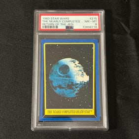 PSA 8 Death Star 1983 Star Wars Card