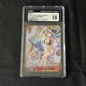 CGC 10 Aquila Signature Special Rare Azur Lane Weiss Schwarz anime Trading Card