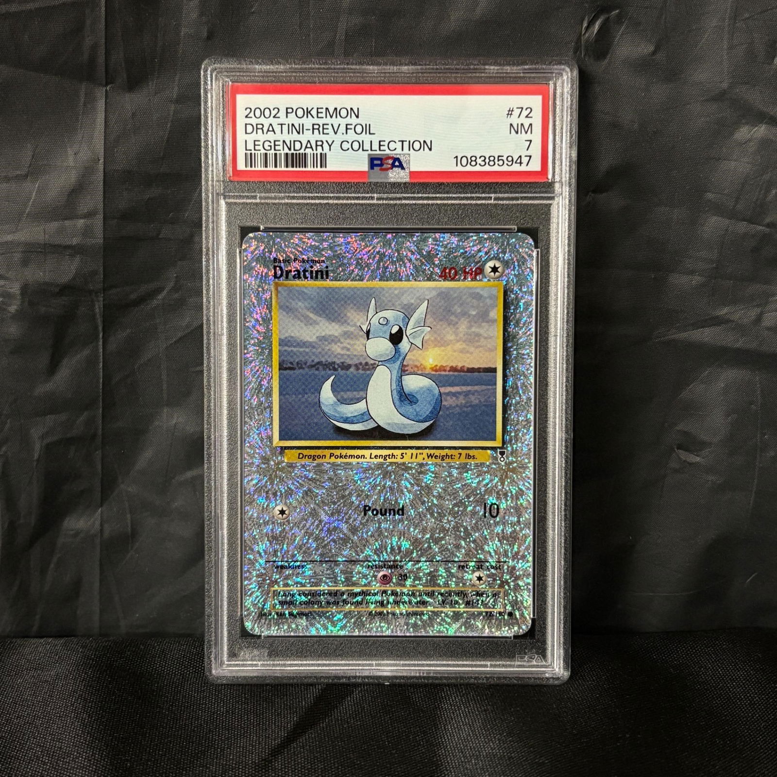 PSA 7 Dratini Rev Foil Legendary Coll (1 of 2)