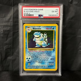 PSA 6 Blastoise Holo Base Set 2