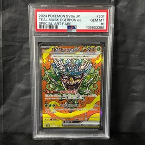 PSA 10 Teal Mask Ogerpon EX SAR
