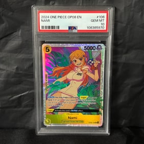 PSA 10 Nami OP08 EN