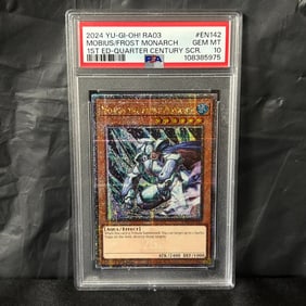PSA 10 Mobius Frost Monarch Quarter Cent R
