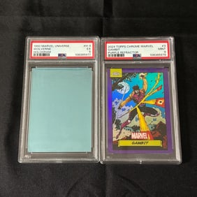 PSA Graded Marvel Cards, Wolverine, Gambit #ed