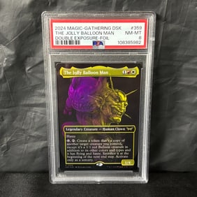 PSA 8 Jolly Baloon Man Double Exposure Foil