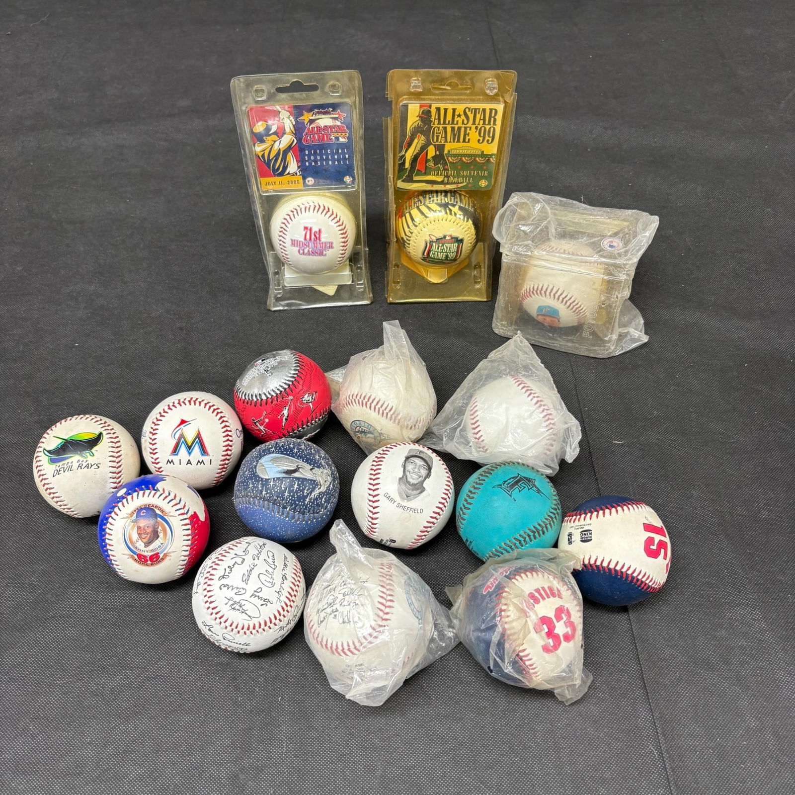 Specialty Baseball Lot, Allstar Games, Promo, + (1 of 4)