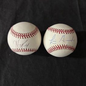 Hanley Ramirez, Luis Gonzalez Signed Baseballs