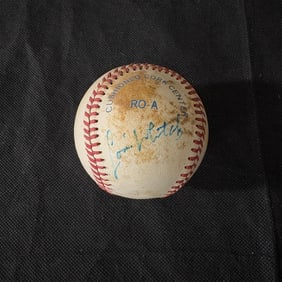 Lou Whitaker Signed Baseball