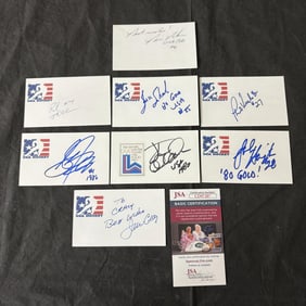 Olympic Hockey Player Autos, Jim Craig JSA COA
