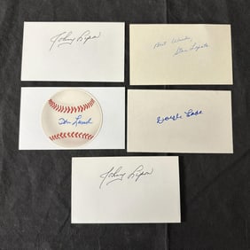 1940s Baseball Player Autographs