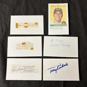 1950s Baseball Player Autos, Haddix