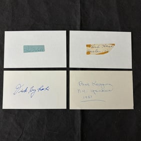 1940s Baseball Player Autos, Herb Hash