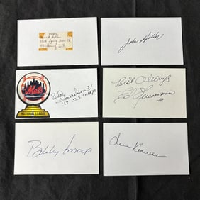 1960s Baseball Player Autos Krausse