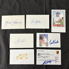 1970s Baseball Player Autos, Kline