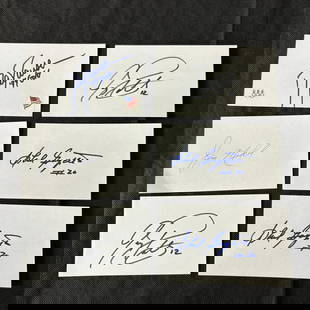 Hockey Player Autograph lot: Autos include Dan Jansen, Jim Mikol, Jenny Potter, Phil Goyette. All items are sold as is. Please look at pictures carefully to determine what you believe are the condition of each lot. By choosing wh