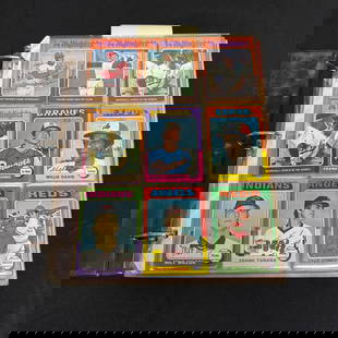 Binder Filled with 1975 Topps Baseball Cards: Large Binder Filled with 1975 Topps Baseball Cards. All items are sold as is. Please look at pictures carefully to determine what you believe are the condition of each lot. By choosing which card to u