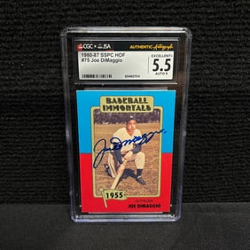 CGC/JSA Auto Grade 9 Joe Dimaggio Signed Card