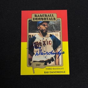 Ray Dandridge Signed SSPC HOF Card