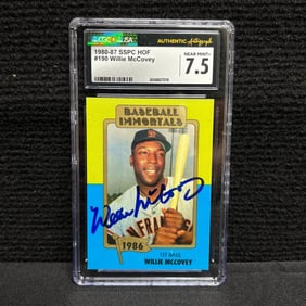 CGC/JSA Willie McCovey Autographed Baseball Card
