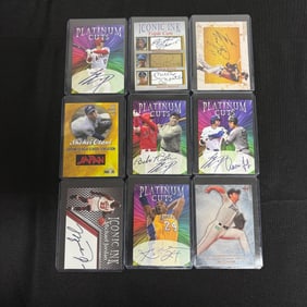 Facsimile Autograph sports Cards, Kobe, Jordan +