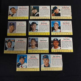 1963 Post Baseball Cards, Bobby Richardson