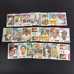 1974 Topps Baseball Cards, Bonds, Robinson +