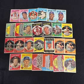 1959 Topps Baseball Card lot