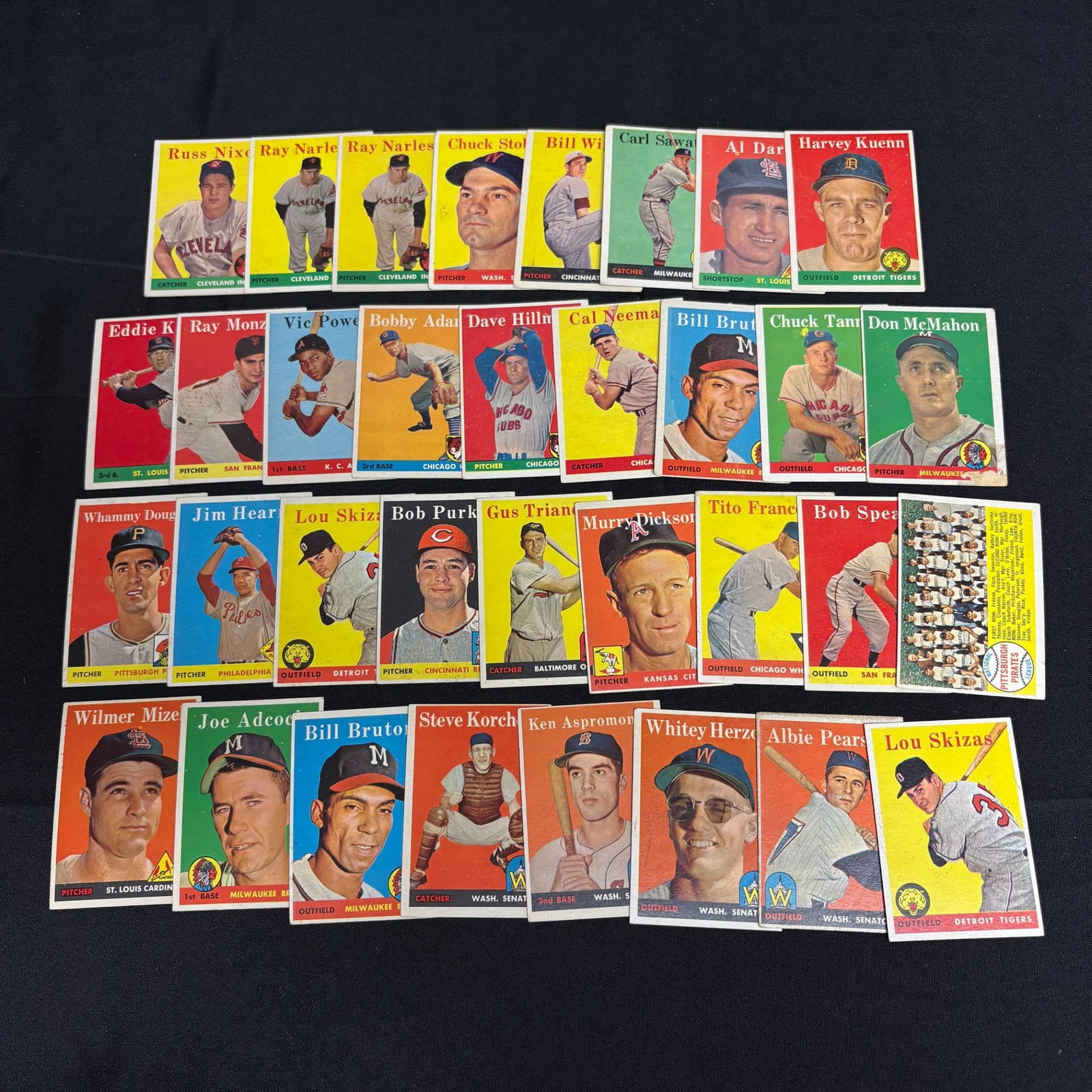 1958 Topps Baseball Card lot (1 of 2)
