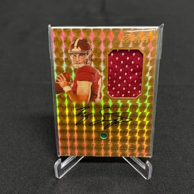 Ty Simpson Gem Patch Auto Football Card 1/1