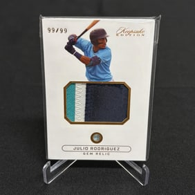 Julio Rodriguez Gem Patch Baseball Card 99 of 99