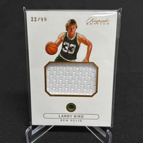 Larry Bird Gem Relic Basketball Card #/99