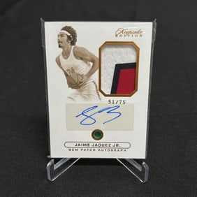 Jamie Jaquez Jr. Gem Patch Auto Card #/75