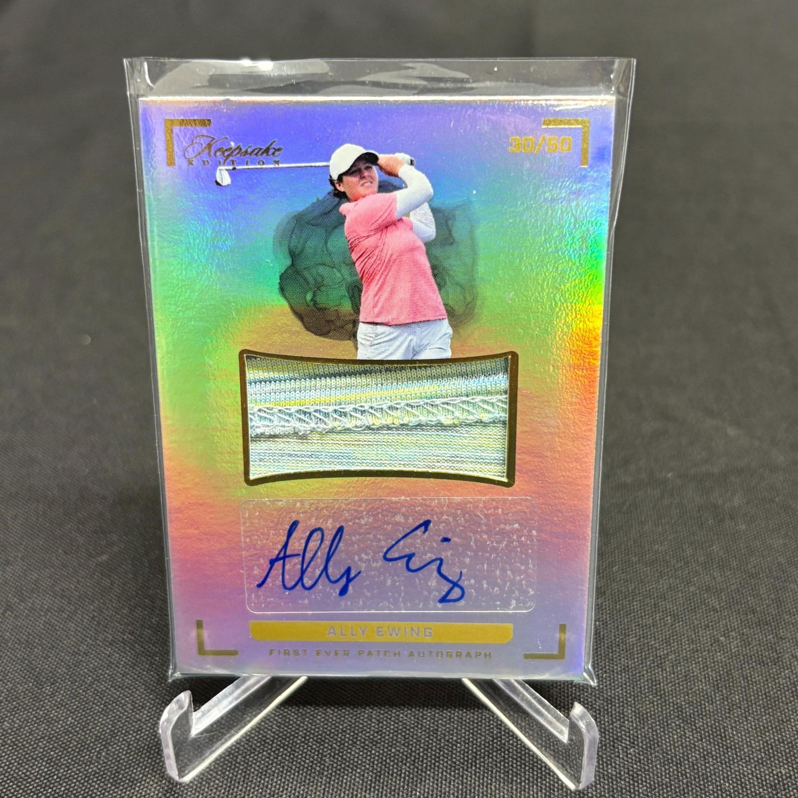 Ally Ewing First Ever Patch Auto Card #/50 (1 of 3)