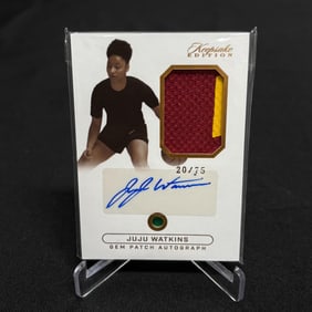 Juju Watkins Gem Patch Auto Basketball Card #/75