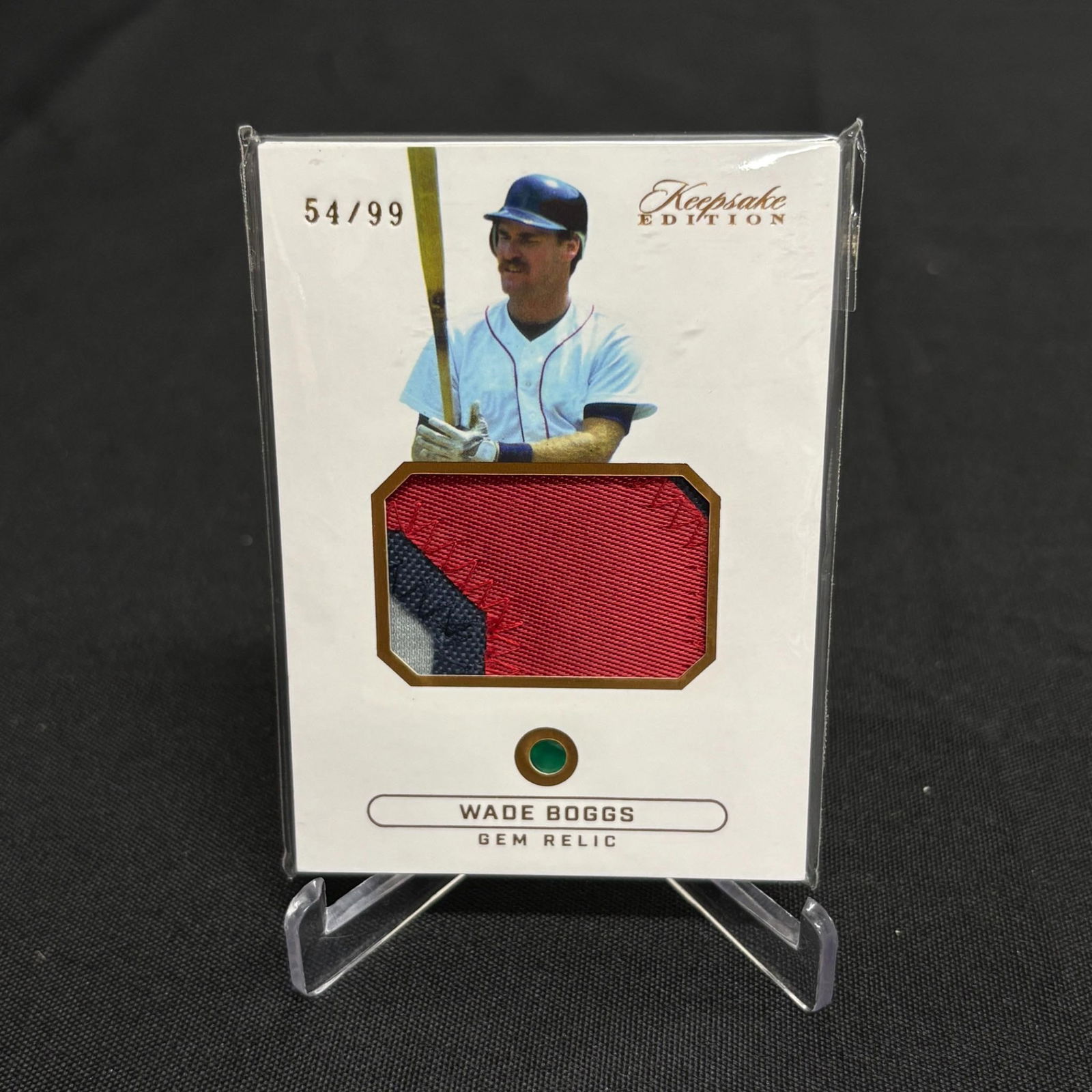 Wade Boggs Gem Relic Card #/99 (1 of 2)